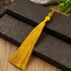 Borla Larga de 13 cm Borla Lisa con Cuentas Borla para Abanico de Vestuario Antiguo Accesorios Marcador de Libros Accesorios de Borla para Abanico Colgante Fabricante