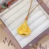 Colgante Buda Maitreya, Colgante Buda del Nacimiento, Método Antiguo de Oro Arenoso Herencia Colgante Buda Maitreya, Boca Sonriente y Buda que Cumple Deseos