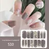14 se refiere a las pegatinas de lentejuelas 3D sin luz, pegatinas de uñas de gel con purpurina, explosiones transfronterizas, pegatinas de uñas duraderas-