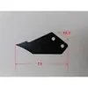 Máquina Fabricadora de Cajas Totalmente Automática Máquina de Pegar Porta-cuchilla Negro Rascador Resorte Plateado Teflón Rascador Negro