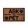 En stock Parche de Velcro Bordado Perro de Servicio Perro de Servicio Perro Mascota Insignia Perro de Trabajo Insignia para Chaleco K9