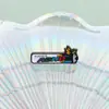 Broche Qihe con Forma de Batería para TDAH con Letras Personalizadas y Elementos de Rayo, Insignia para Ropa, Accesorios para Bolsos, Pin Pequeño
