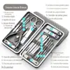 Cortador de Unhas Aço Carbono Afiado e Durável Tesoura de Unha Conjunto de Beleza Conjunto Completo de Cortadores de Unha Conjunto de Ferramentas para Manicure Ferramentas de Manicure