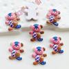 Accesorios de resina funda para teléfono móvil DIY tocado para niños accesorios de pegamento crema al por mayor hebilla para zapatos pegatinas para taza fábrica flor de oso