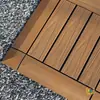 Piso de madera de ingeniería Smart Forest, apto para balcones exteriores, patios y jardines; piso de madera anticorrosivo con canto