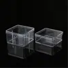 Caja de Plástico Transparente PS para Herramientas, Ferretería, Pequeños Artículos, Caja de Exhibición de Muestras, Caja Rectangular Vacía