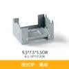 Conjunto de Marmita de Alumínio com Alívio de Pressão para Uso Externo, Ferramenta de Cozinha Multifuncional Portátil para Acampamento para Uma Pessoa, Marmita Estilo Japonês para Viagem