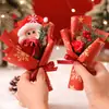 Buquê de Natal Presente Buquê de Sabão Papai Noel Véspera de Natal Presente Criativo para Namorada Atacado