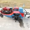 Barco de Preparo de Solo para Água e Seca de Dupla Finalidade, Rotativa Tipo Barco de Arroz de 25 Cavalos-Vapor, Adequado para Campos Lamacentos com Marcha à Ré