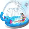 En stock de fábrica variedad de PVC tapete rociador de agua aspersor piscina juguetes acuáticos inflables para niños al aire libre tapete rociador de agua impermeable para mascotas