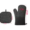 Guantes de cocina con aislamiento térmico para microondas, antideslizantes, resistentes a altas temperaturas, ideales para barbacoa y repostería.