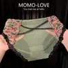Fragancia Romántica y Lujosa~ Nuevo Estilo de Tangas de Encaje Sexy para Mujer, Deseo Puro, Sexy, Cómodo, Transpirable, Refuerzo de Algodón Puro, Bragas para Mujer
