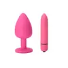 Atacado do Fabricante Plug Anal de Silicone para Homens e Mulheres, Dispositivo de Masturbação para Casais, Suprimentos para Flertar Mais Conjunto de Bullet Vibratório