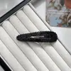 Pasador Negro con Flequillo Delantero de Diamantes, Pasador Lateral, Pasador para Mujer, Pinza BB en la Parte Posterior de la Cabeza, Sencillo Elegante