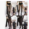 100g sin felpa, transparentes, de cintura alta, transfronterizos, leggings transparentes, talla grande europea y americana, de una sola pieza, ajustados, estilo nuevo 3714