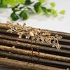 Acessórios de cabeça DIY cor cobre puro retentor de cor dourado e prateado suporte de conta para cinto material de grampo de flor e galho acessórios de cabelo vintage acessórios de cabelo DIY