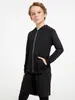 Popular chaqueta de yoga para niños, ropa de fitness para correr para niñas, sudadera con capucha transpirable de secado rápido, ropa casual deportiva, top para niños