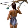 Traje de Baño Nuevo 2023 Femenino Estilo Hada Sexy Estilo Japonés Conservador de Una Pieza Look Adelgazante Cubre Vientre Pequeño Fragante Traje de Baño de Resort