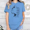 Camiseta de Manga Corta para Mujer Regalo para Amantes de los Gatos, Estampado de Gato de Buena Amiga, Ropa de Verano, Estampado de Frase Divertida de Gato