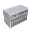 Caja de Almacenamiento de Escritorio Popular Transfronteriza de Gran Capacidad, Caja de Almacenamiento de Seis Compartimentos para Sala de Estar, Caja de Almacenamiento de Papelería, Caja de Almacenamiento a Prueba de Polvo
