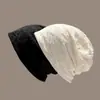 Sombrero de Montículo Plisado Vintage para Niños Cuatro Estaciones Delgado Holgado Estilo Japonés Bolsa Cubrecabezas Cubrecabezas Cubrecabezas Sombrero Combinación Perfecta Baotou Sombrero para el Frío Moderno