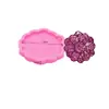 Crisantemo, flor de hibisco hibisco, flor de ciruelo molde llavero de resina epoxi DIY manualidades de arcilla, convertir azúcar Qiao