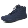Inverno Transfronteiriço Novo Sapatos de Algodão Botas de Neve Masculinas Sapatos de Caminhada Sapatos Casuais de Caminhada para Casais Mais Veludo Espessamento Quente e Impermeável