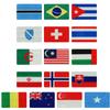 Países Africanos Sudáfrica Egipto Kenia Congo Nigeria Angola Brazalete de Bandera Sello de Velcro de Bandera