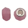 Set Mixto de 50 Accesorios para Pulseras Serie Rosa, Cuentas con Agujero Grande, Accesorios para Joyería, Pulseras DIY Perforadas de Aleación con Strass, Cuentas Sueltas