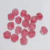 Colorido Vitrificado Rosa Flor Beads Hanfu Headwear Acessórios DIY Hairpin Acessórios Checa Jóias Vitrificadas
