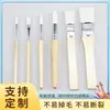 Juego de 6 pinceles combinados de varilla corta para pintura al óleo, acuarela y acrílica, venta al por mayor