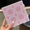 Tablero de cuentas con forma de pata de gato rosa con pines largos para dibujar líneas, Herramienta de cuentas de 2.6 mm que no se deforma, Tablero de cuentas engrosado y resistente a altas temperaturas