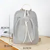Mochila para Mujer 2026 Estilo Nuevo Tela Oxford Cierre de Cordón Casual Estudiante Bolsa Escolar Moderna Gran Capacidad Mochila Simple Versátil