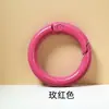 Argola de Chaveiro de Metal Fivela Anel Aberto DIY Anel Pintado Acessórios de Joia Fecho de Mola Redondo Acessórios para Brincos