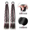 Trenzas Boxeadora Cola de Caballo Alta para Mujeres con Cabello Largo, Dreadlocks Dulces y Cool de Chica, Trenzas Largas con Mechas, Trenzas de Celebridad de Internet, Cola de Caballo Falsa