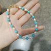 Pulsera de Perlas Naturales de Imitación Barroco Francés al por Mayor Retro Lujo Ligero Gama Alta Pulsera de Cuentas Ajustable para Mujer