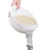 Cesta de lavado de arroz, colador de arroz, cesta de drenaje de plástico para vegetales, cesta de verduras de cocina, plato de frutas para el hogar, cesta para lavar vegetales, artefacto