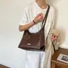 Bolsa de Ombro Grande de Tecido da Moda para Axila Bolsa Transversal Casual Simples 2026 Nova Bolsa Saco de Nicho para o Dia a Dia