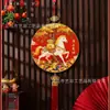Colgante de Pintura de Diamantes del Año del Caballo, Regalo de Año Nuevo, Decoración Festiva Hecha a Mano DIY para el Año del Caballo