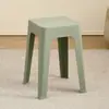 Taburete de Plástico Simple para Uso Doméstico, Engrosado y Apilable, Taburete Alto Minimalista Moderno para Sala de Estar y Mesa de Comedor, Taburete Pequeño de Plástico