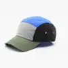 Gorra de Cinco Paneles de Cuero Vintage a Juego Gorra Plana Secado Rápido Impermeable Gorra Marca de Moda Sombrero para el Sol para Exteriores Gorra de Pesca