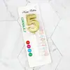 Vela digital dorada grande para cumpleaños de un año, luna llena, para fiesta de cumpleaños infantil, decoración decorativa para tarta, enchufable