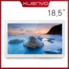Marco de fotos digital electrónico de 18,5 pulgadas con pantalla de vídeo de alta definición de 1080P y máquina publicitaria de pared de 19 pulgadas.