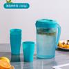 Chaleira de água fria Chaleira de água resistente a altas temperaturas doméstica comercial de plástico Geladeira Pote de água gelada Chá Chaleira de chá de ervas de imersão fria de grande capacidade