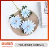 Flores Artificiais, Epiphyllum de 3 Cabeças para Decoração de Cenário, Decoração de Casa, Flores de Casamento, Flores Artificiais Realistas de Alta Qualidade Atacado