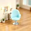 Miniatura Adorno de Barbería Tony Bear, Escena de Tienda de Peluquería de Cachorros de Dibujos Animados de Resina, Decoración de Escritorio DIY