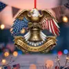 Colgante Acrílico Transfronterizo Nuevo 250º Aniversario de Estados Unidos Regalo del Día de la Independencia Decoración del Cuatro de Julio