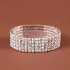 Nuevos Productos Europeos y Americanos Transfronterizos, Pulseras de Circonita Personalizadas y de Moda, Adornos de Cobre, Estilo Lujo Ligero, Joyería de Estilo Occidental, Disponibles en Múltiples Colores