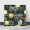 Pegatinas de Pared de Mármol Autoadhesivas Pegatinas de Pared Imitación Azulejo Baño Sala de Estar Cubre-Paredes Paneles de Pared Papel Tapiz Impermeable y a Prueba de Humedad Transfronterizo