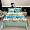 Conjunto de Tapetes Refrescantes de Seda de Gelo para o Verão, Tapete Macio, Tapete de Ar Condicionado, Lençol de Cama Doméstico, Lavável à Máquina, Tapete de Presente, Comércio Atacadista do Fabricante
